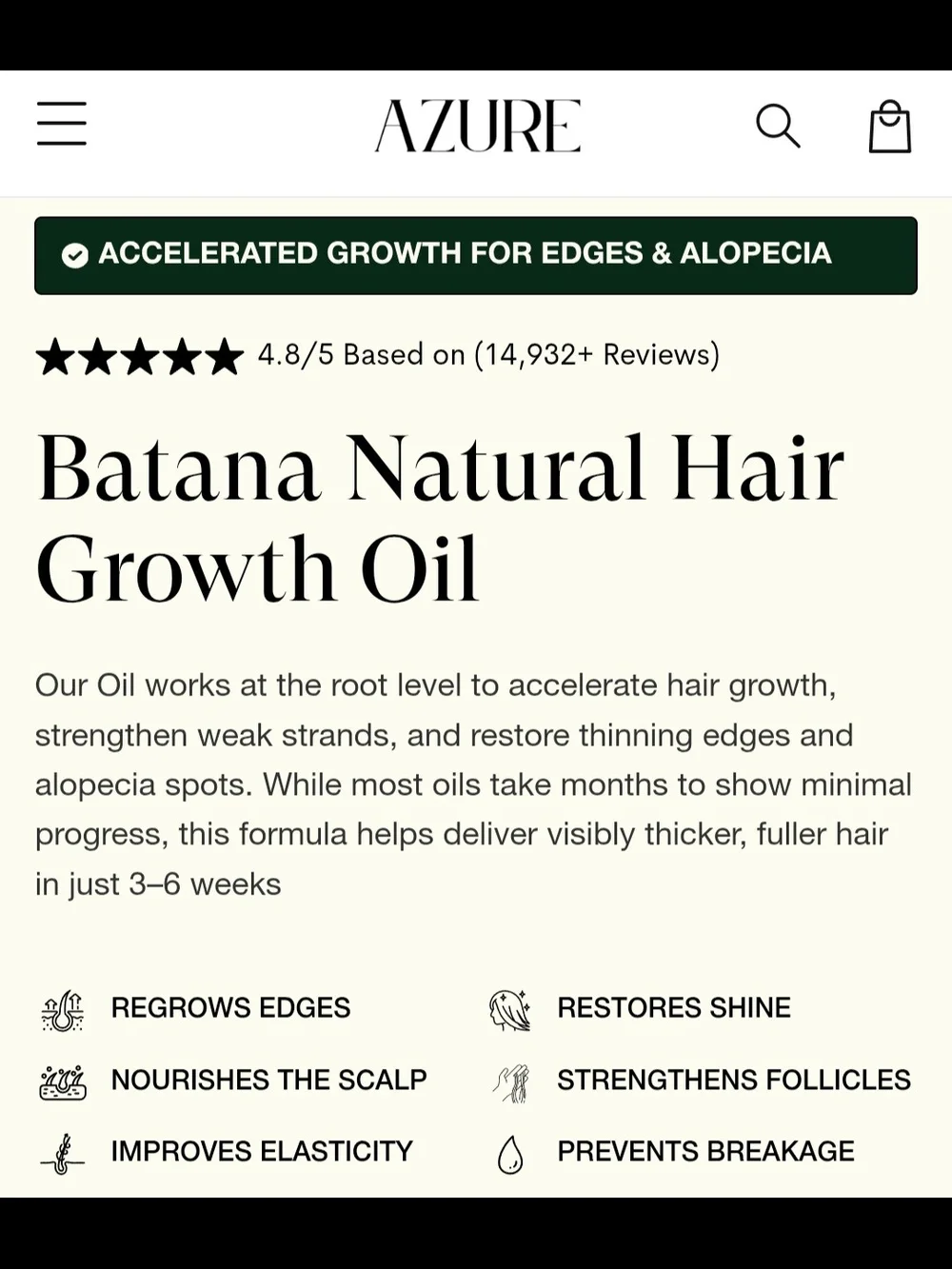 Batana Oil 100% Honduran Miracle Oil - Brown